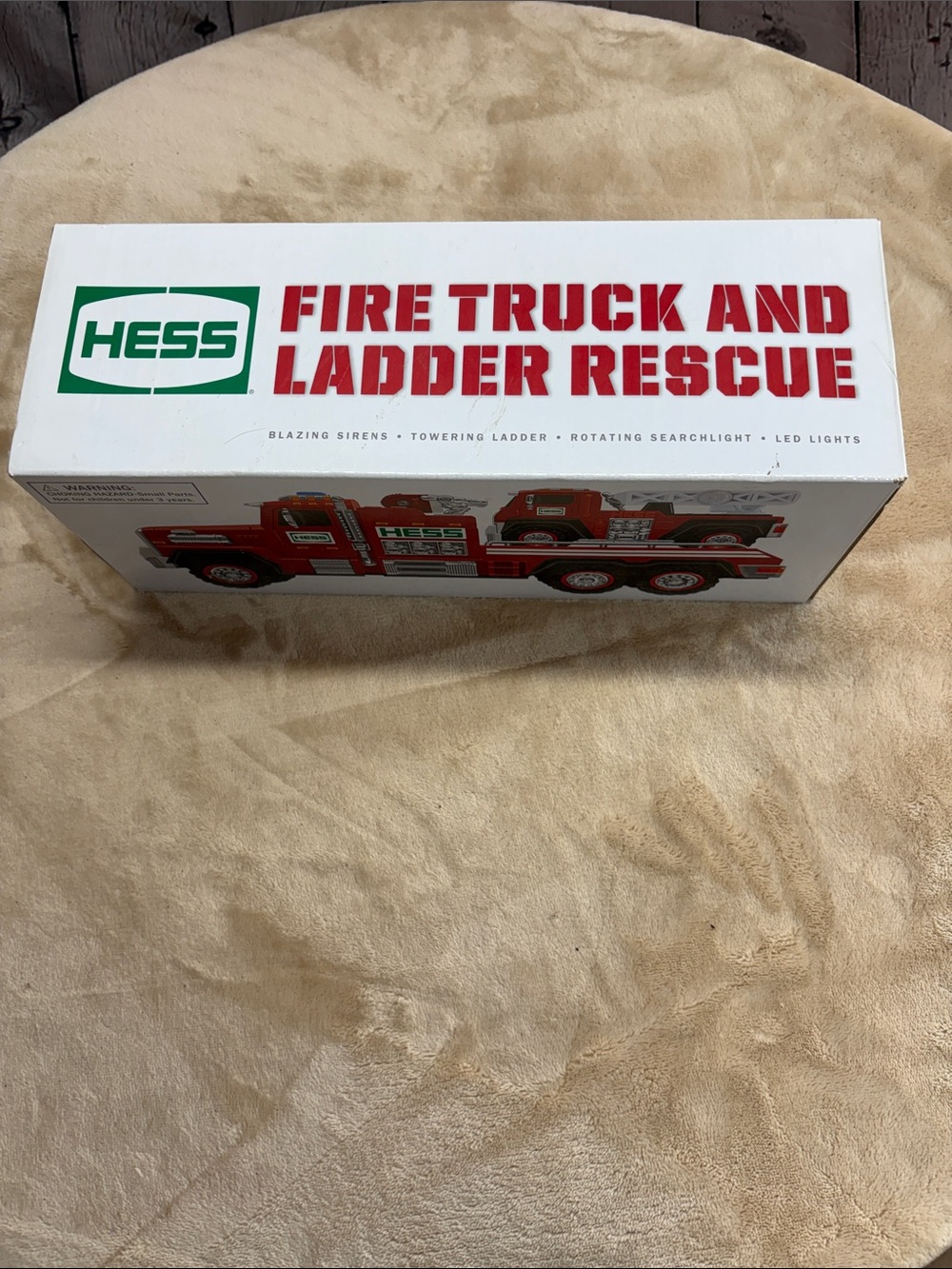 HESS 2015 Red Fire Truck and Ladder Rescue Toy